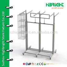 adjustable metal 6 way garment rack